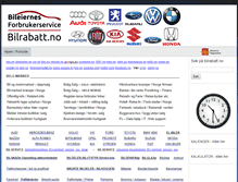 Tablet Screenshot of bilrabatt.no